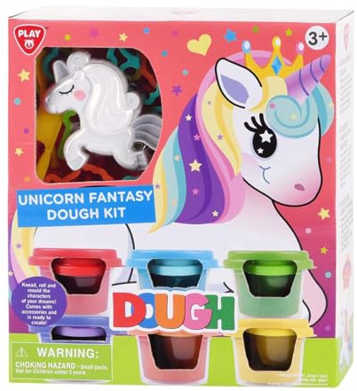 PlayGo Knetset Einhorn - Fantasie Bastelspaß für Kinder