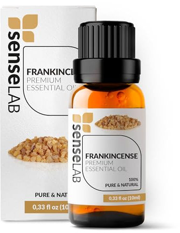 SenseLAB Olio essenziale di Incenso - Olio di Incenso Terapeutico Naturale e Puro al 100% per diffusore di Aromaterapia - Meditazione e Introspezione - Olio per la Cura Della Pelle (10 ml)