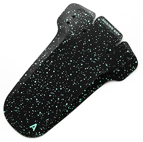 ASS SAVERS Unisex Adult Mudder Regular Black/Dots Mudder Mudguard - Black