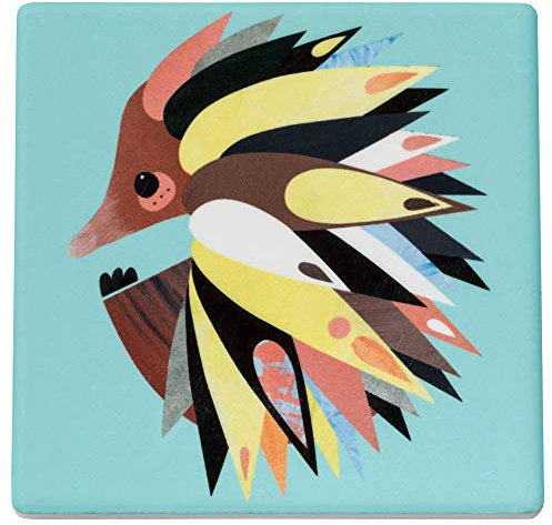 Maxwell & Williams Pete Cromer Untersetzer, Becheruntersetzer, Keramik-Kork, Echidna, 9.5cm, DU0085