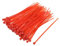 sourcing map Cable Zip Ties Nylon Cable Wire Ties 4 Inch Self-Locking Nylon Tie Wraps Red 100pcs