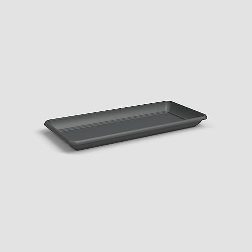 Artevasi Venezia - Plato Rectangular (40 cm, 40 cm), Color Gris