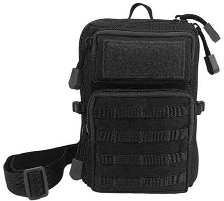 Gexgune Taktische Umhängetasche 600D Nylon Militär Molle Tasche Täglich tragen Utility Zubehör Pack Rucksack Jagd Fanny Pack Combat