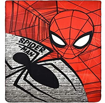 Marvel Spiderman Kids Fleece Blanket Throw 100 x 150 cm