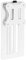 VIVO Height Adjustable VESA Adapter for Single 13 to 27 inch Monitor, Accessory Bracket Kit for Individual Screen, White, STAND-VAD3W