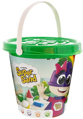 SUPER SAND 919830.006 Aufbewahrungseimer, Grün, mehrfarbig