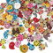 100 Stück Tiere Knöpfe, Bunt Kleine Knöpfe, Bastelknöpfe Puppenknöpfe für Scrapbooking und Nähen, Malerei, DIY Handgefertigte Verzierung…