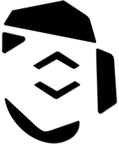 AKbase Ersatz Mausfüße kompatibel mit Logitech G502 Hero, Proteus Spectrum inkl. Reinigungspad