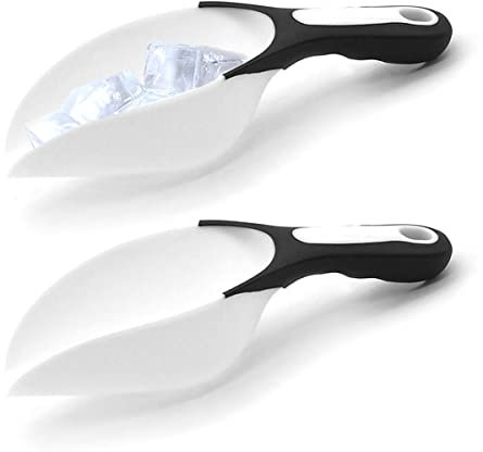 Pala de Harina,RoadLoo 2 Piezas Pala de Hielo de Plástico Cuchara de Harina Múltiples Pala De Cocina Fines Espesado Cuchara Comida para Cocinas Bares Bufés Fiestas Harina Cereales Nueces Especias