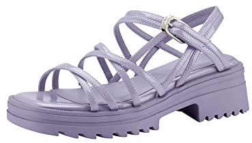 Tamaris Donna 1-1-28703-20, Sandali, Lilla, 38 EU