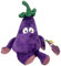 Kuscheltier Plüschtier Goodness Gang Kissen Gemüse 20 cm Speise Obst Zubehör für Kaufladen und Kinderküche ür Mädchen, Jungen & Babys Flauschiges Stofftier zum Spielen (Aubergine)