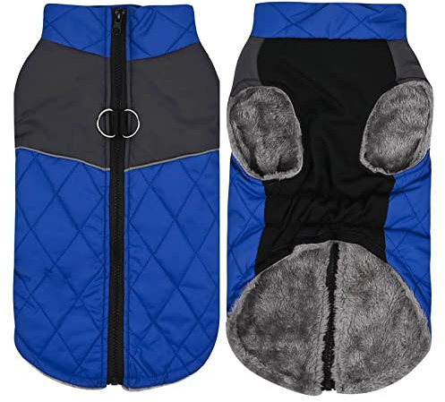 Dog Shirt Puppy Pet Small Dog Clothes wasserdichter Haustiermantel Winterwarmer Hundemantel für kleine mittelgroße Hunde Hundepullover 30 cm