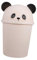 MAGICLULU Bote De Basura Panda Kawaii Tapa Papelera Para Cocina Baño y Exterior Para Mascotas y Desechos Diarios