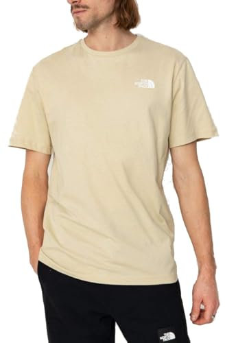 THE NORTH FACE NF0A87NP3X4 M S/S Box NSE Tee T-Shirt Homme Gravel Taille L