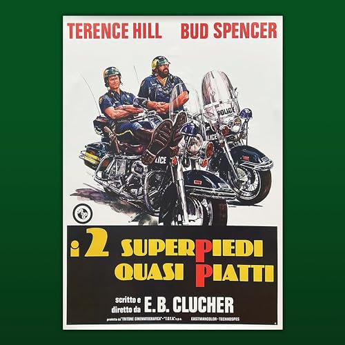 Film-Poster I Zwei 2 Super Füße fast flach - 70 x 100 cm
