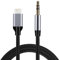 Wonvify Cable Jack Phone, Câble Audio DAC Auxiliaire Voiture Lightn vers Jack 3,5mm Stéréo, Adaptateur Prise Jack Compatible avecPhone 14/13/12/11/XS/XR/8/7, 1M