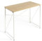DUPI Escritorio de Ordenador Plegable PRACTIC | Estructura Metálica Resistente | Tamaño Compacto 100x50cm | Multifuncional para Estudio u Oficina, 100x50x76cm | Taupe