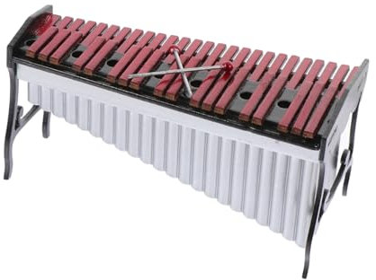 JOINPAYA 1satz Mini Marimba Modell Aus Dekorativer Miniatur-Musikinstrument Für Projekte Und Hausdekoration Für Puppenhäuser Und Mikrolandschaften Inkl Schwarzem Klavierkasten
