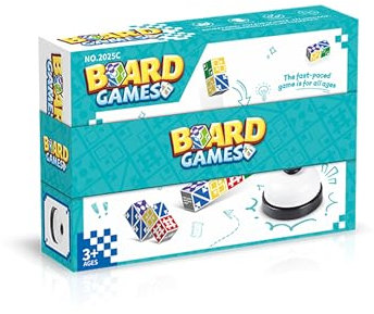 Puzzle Spiel für unterwegs geeignet, Matching Game Puzzle Spiele, Shape Pattern Block Brain Game mit Glocke für Family Night, Rasantes Matching Spiele mit Bausteinen für bis zu 6 Spieler