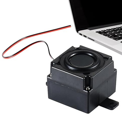 Bass Shaker, Exciter Audio, Transparent Sound Resonance Speaker Transducer - Touch Transducer, Small Subwoofer, Electronic and Audio Device for New Year, Birthday