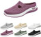 Laquieio Scarpe Comode Donna,Ciabatte Ortopediche Donna Estive Pantofole Antiscivolo Chiuse Scarpe con Plantare Estraibile Morbido Traspiranti Sneakers Leggere Casa Comode (Viola,40)
