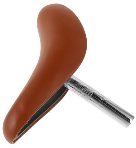 VANZACK Kinderfahrradsitz mit Extra Weichem Kissen für Laufräder und Fahrräder Bequeme Passform Gepolstert Hellbraun für Jahren