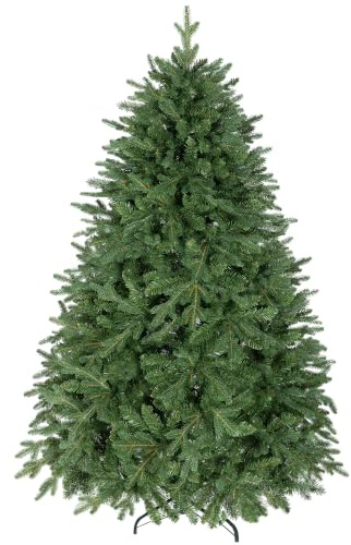 HOMCOM Künstlicher Weihnachtsbaum 180 cm mit 3026 Spitzen Christbaum | Kiefernbaum künstlich, Weihnachtsdeko, inkl. Metallständer, für drinnen