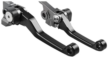 Riderai Motorrad-Kupplungshebel Für KTM 2014-2023 EXC 300 250 EXCF 350 450 SX 125 SXF XCW Brems- und Kupplungshebel für Husqvarna(Schwarz)