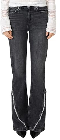 QS Jeans Reena/High Rise/Flared Fit