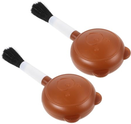 CATIEBYE 2pcs Air Blower Camera Lens Cleaning Tool with Brush, Plastic Sturdy Air Duster for Removing Debris, for Photography and Electronics Cleaning