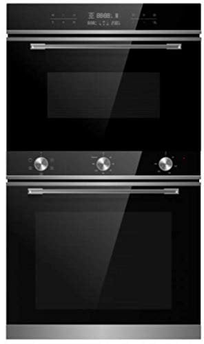 Cookology TOF600SS 72L Built-In Electric Oven & 44L Compact Microwave Oven Pack