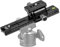koolehaoda Morsetto a sgancio rapido in metallo con scorrimento nodale professionale da 180 mm, Supporto per doppia telecamera a coda di rondine con morsetto a doppia faccia (LCB-18R)
