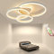 LXJCSM Moderne LED Deckenleuchte, Einfache 3 Ring Kreis Dimmbare Fernbedienung Decke 36W 3200lm, Deckenlamp For Wohnzimmer, Kinderzimmer, Esszimmer, Garage, Schlafzimmer, Weiß, 3000K-6000K