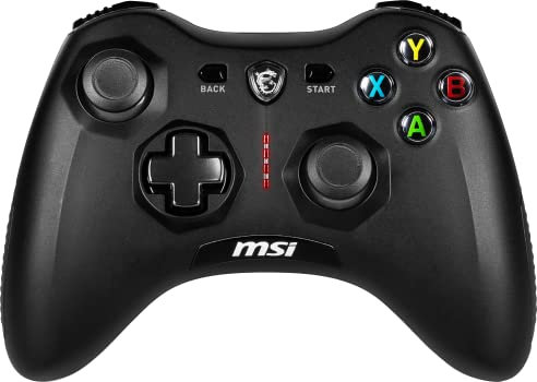 MSI Force GC30V2 Controller da gioco wireless, motori a doppia vibrazione, modalità doppia connessione, D-pad intercambiabili, compatibile con PC e Android