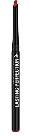 Manhattan Lasting Perfection Lipliner, Fb. 24 Red Diva, langanhaltender und deckender Konturenstift, 2 g, 1 Stück (1er Pack)