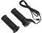 BOROCO Gasgriff Ebike,1 Paar Elektrofahrrad Gashebel 12V-72V 3-poliger Anschluss,20X Full Twist Skid Resistance Electric Bike Schnellgasgriff mit SM-Stecker