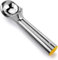 Chabrias Ltd Commercial Grade Self Defrost Anti Freeze Portion Control Ice Cream Dipper Scoop Cast Aluminium (3oz Yellow)