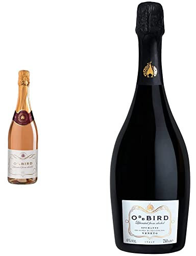 Oddbird Rosé │ Sparkling Rosé Wine │ Non-Alcoholic│ 0%│750ml & Spumante │100% Glera Sparkling Wine │ Non-Alcoholic│ 0%│ 750ml