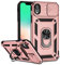 Hitaoyou iPhone Case with Camera Cover, Kickstand, Military Grade Shockproof Heavy Duty Protective Case for iPhone XR with Magnetic Car Mount Holder