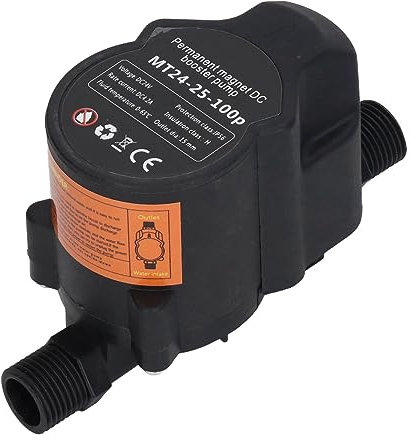 Okuyonic Bomba de Aumento de Presión De Agua, CC 24 V Bomba de Recirculación de Refuerzo de Ducha para Grifo de Cocina, Ducha de Agua
