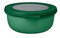 Mepal – Multi Bowl Cirqula Round – Food Storage Container with Lid - Suitable as Airtight Storage Box for The Fridge & Freezer, Microwave Container & Servable Dish – 350 ml – Vivid Green