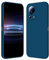 RankOne Coque pour Xiaomi MI 13 Lite (6.55 inches) Étui en Silicone TPU Souple - Bleu Saphir