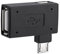 Dioche OTG Adapter USB, 2 USB 2.0-Adapter (Buchse auf Stecker, Micro-OTG), Netzteilanschluss, 90 Grad Links/rechts abgewinkelt