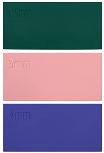 Hsthe Sea Lot de 3 enveloppes de Tasse en Silicone pour Tasse de Sublimation Presse à Chaud Gobelet Wrap Sleeve 0,15 mm 0,3 mm 0,4 mm d'épaisseur