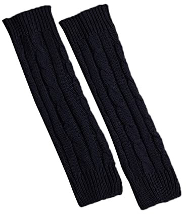 HELLORSOON Socks Mens Knitted Wool Winter Warm Leg Warmers Pile Warmers Y2k Thick Warmers for Women Girls