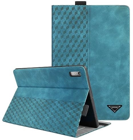 CXTCASE Case for Lenovo Tab P11 2nd Gen 11.5 inch 2023,PU Leather Business Cover with Pencil Holder,Protective Case Tablet Shell for Lenovo Tab P11 2nd Gen 11.5 inch 2023 TB350FU/TB350XU,Green