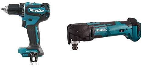 Makita DDF485Z 18V Li-Ion LXT Brushless Drill Driver - Batteries and Charger Not Included & DTM51Z Multi-Tool, 18 V,Blue