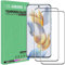 AOKUMA Honor 90 3D Verre Trempé, [Lot de 2] 3D Verre Trempé Honor 90[0.26mm] [Extrêmement résistant aux rayures] [Haute définition][Facile à installer] protections d'écran(Bord noir)
