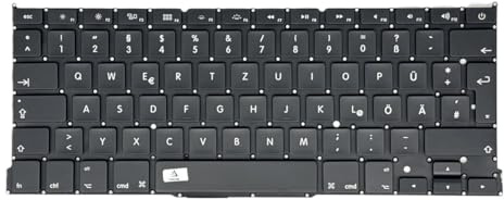 T-ProTek DE - Teclado sin iluminación compatible para MacBook Pro A1502 año de construcción 2015
