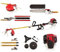 Freischneider, Grasschneider, 6-in-1, mit GX35, 4-Takt-Benzinmotor, Multi-Freischneider, Heckenschere, Baumschneider